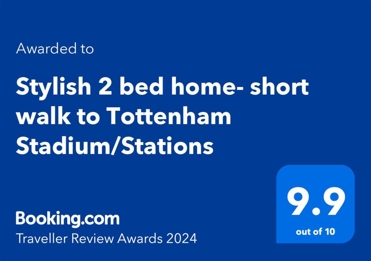 Stylish 2 Bed Home- Short Walk To Tottenham Stadium/Stations Londres Exterior foto
